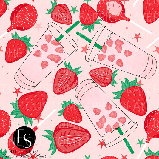 Strawberries Refresher and Cake pops - FABRICSLAYER