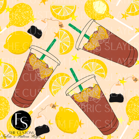 Black Tea Lemonade and Lemon Cake pops - FABRICSLAYER