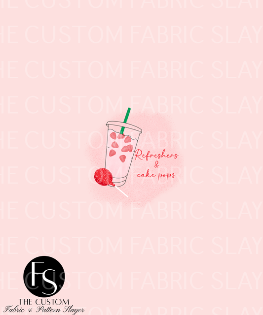 Strawberry Refresher and cake pops - FABRICSLAYER Panel