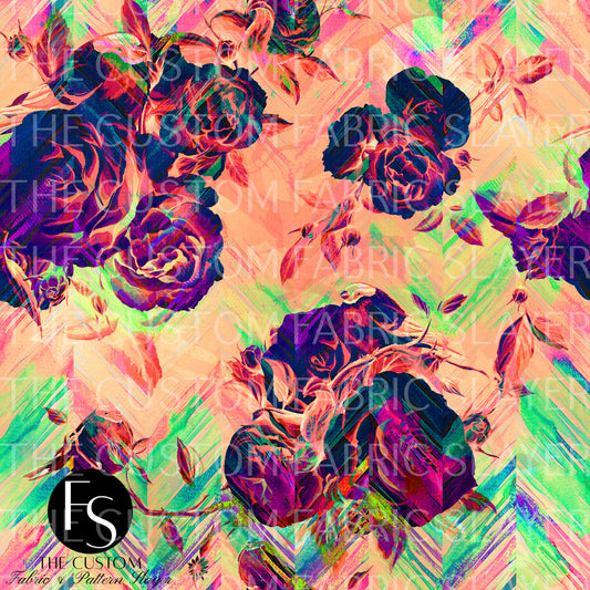 Peachy Purple Floral - 2024