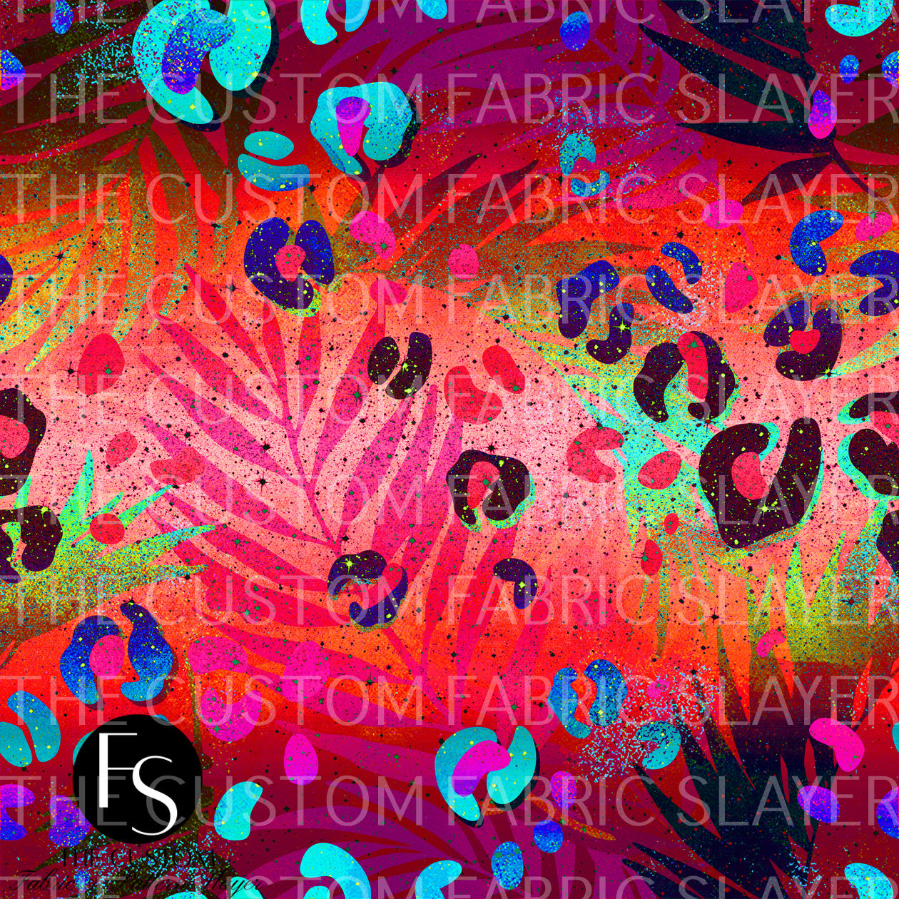 Pink and Leopard Palm - 2024