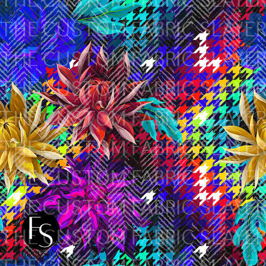 Rainbow Bright Houndstooth - 2024