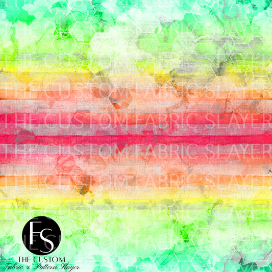 Summer watercolour Stripes - 2024