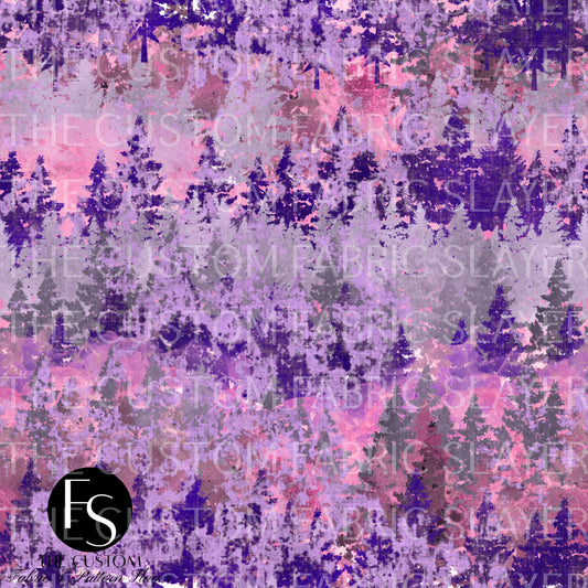 Pink and Purple Trees - 2024
