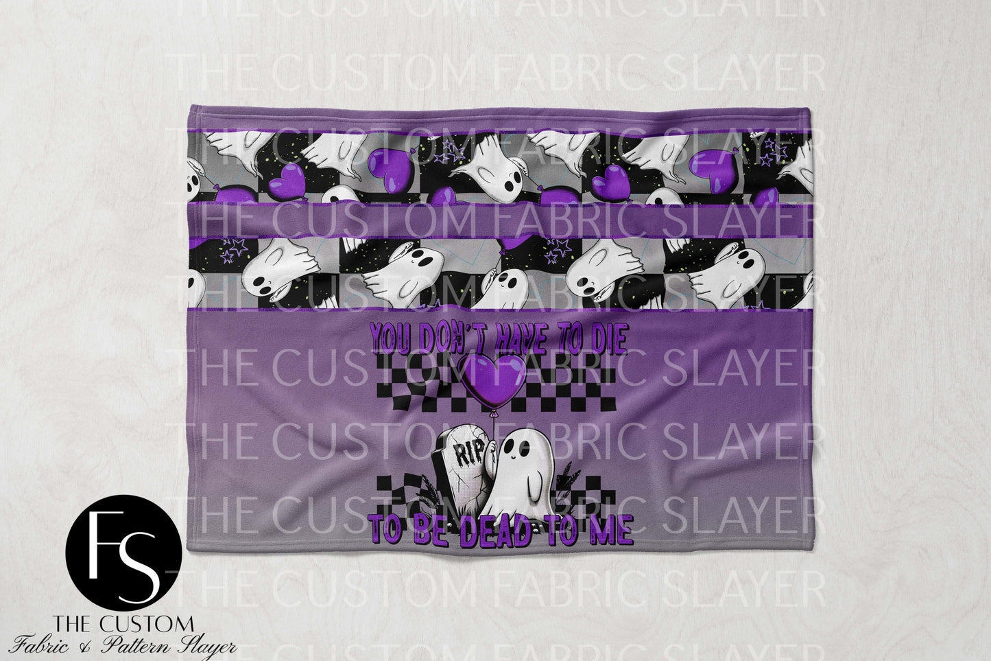 The Custom Fabric Slayer Blankets - Dead to me - SPOOKYSQUAD