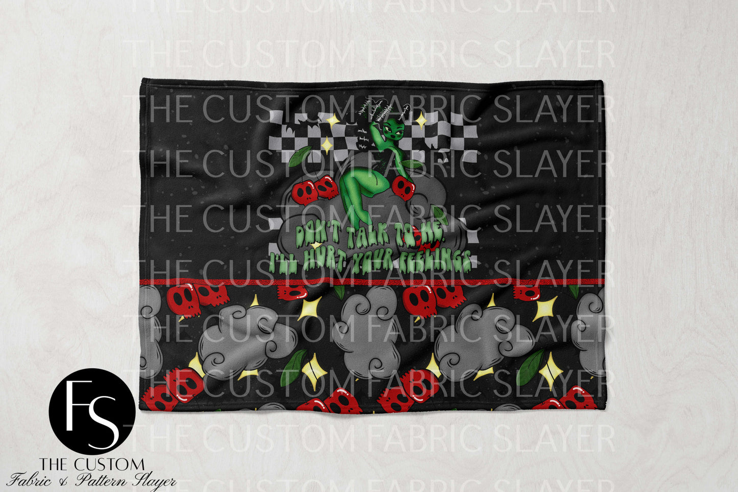 The Custom Fabric Slayer Blankets - Hurt Feelings B - SPOOKYSQUAD