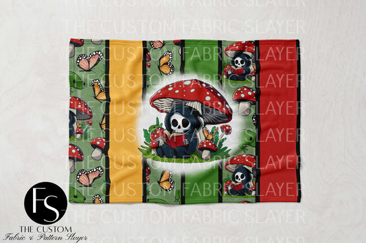 The Custom Fabric Slayer Blankets - Grim Reader - SPOOKYSQUAD