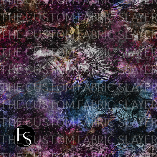 Darkened Floral Gradient - 2024