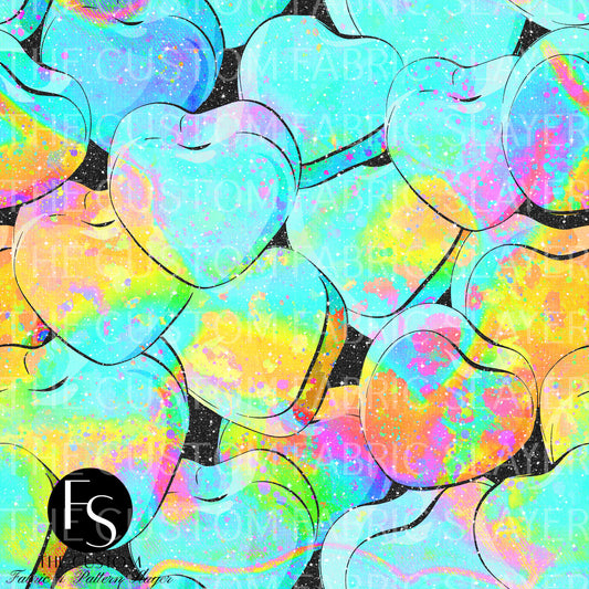 Watercolour Splatter Hearts - 2024