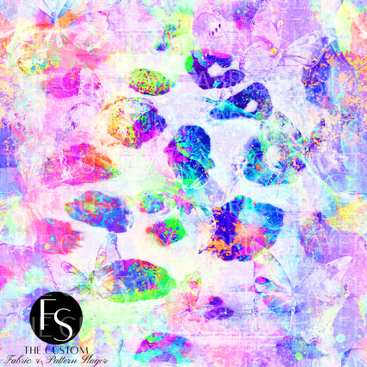 Distressed Neon Butterflies - 2024
