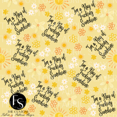 Ray of fucking sunshine floral - 2024