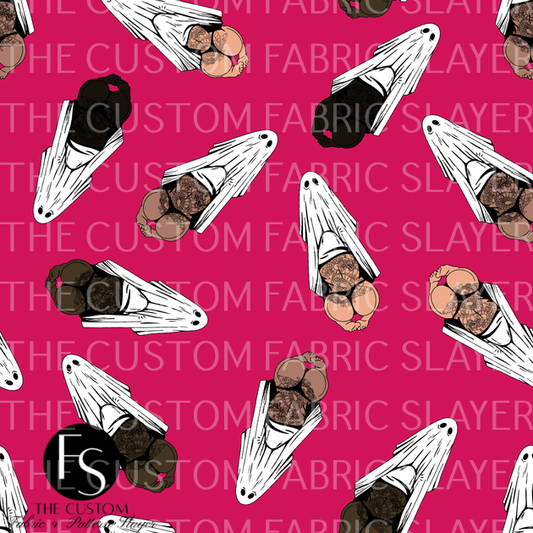 Tattoo Boo Head C - FABRICSLAYER