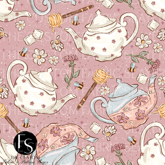 Dusty Rose Tea Party - PIXELCASS