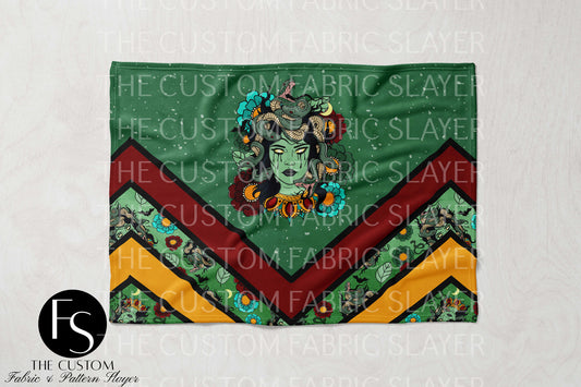 The Custom Fabric Slayer Blankets - Medusa - SPOOKYSQUAD