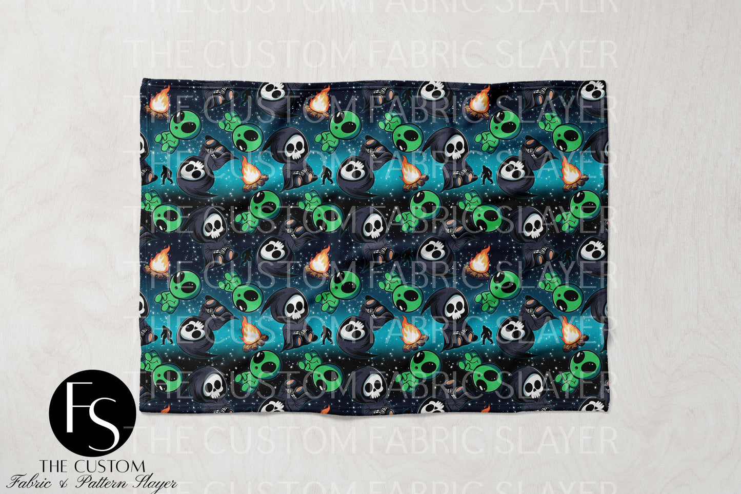 Stories in the afterlife - SPOOKYSQUADDIGITALS - Double Sided Print Blanket