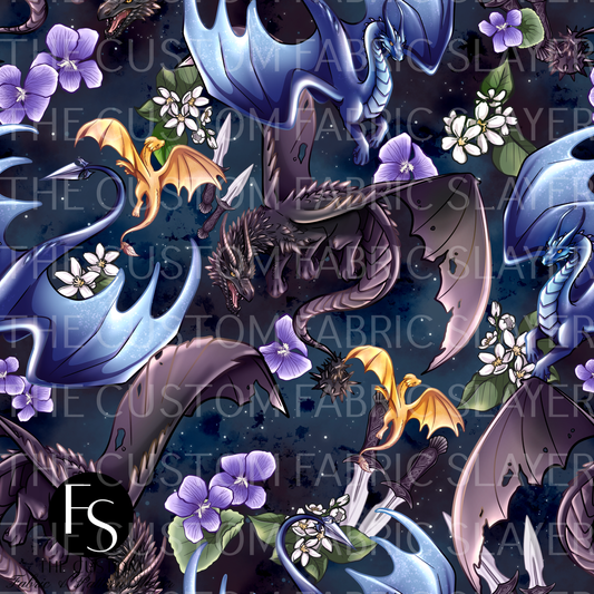 Mystical Dragons - PAWSITIVEPAINTS
