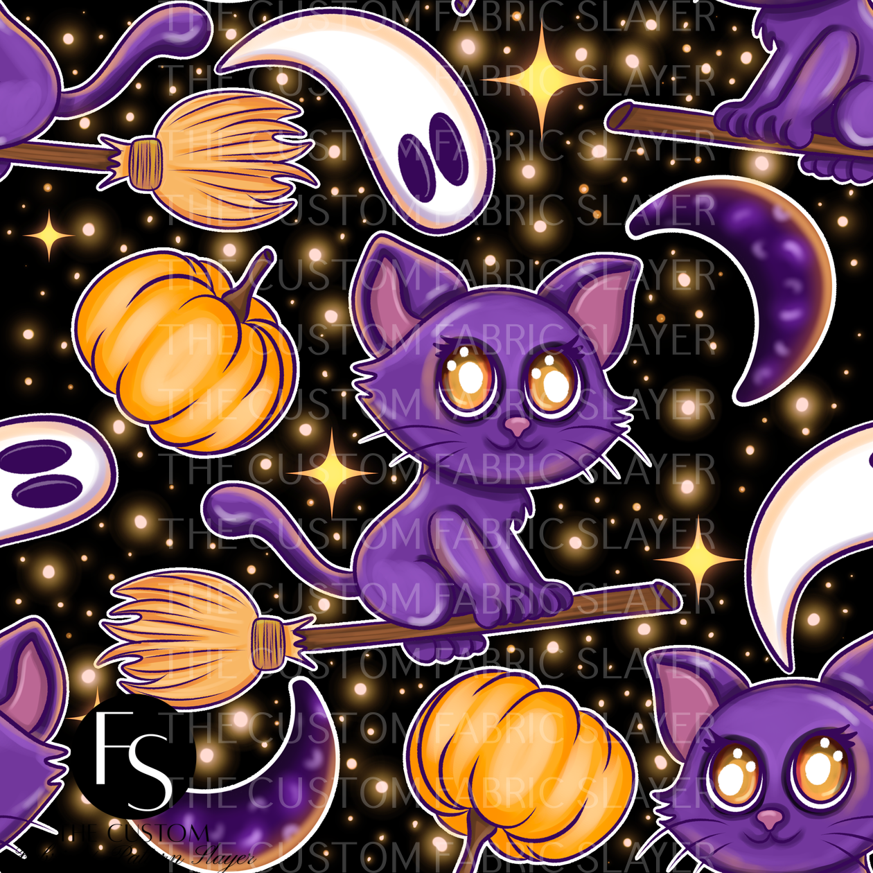 Witchy Cat - ILLUMINATEDINKDIGITAL