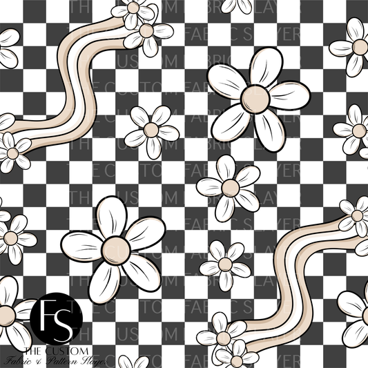Checkered Floral - CERRASSHOP