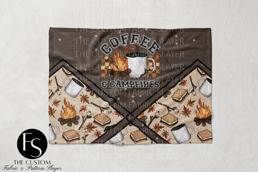 The Custom Fabric Slayer Blankets - Coffee and vampires - CERRASSHOP