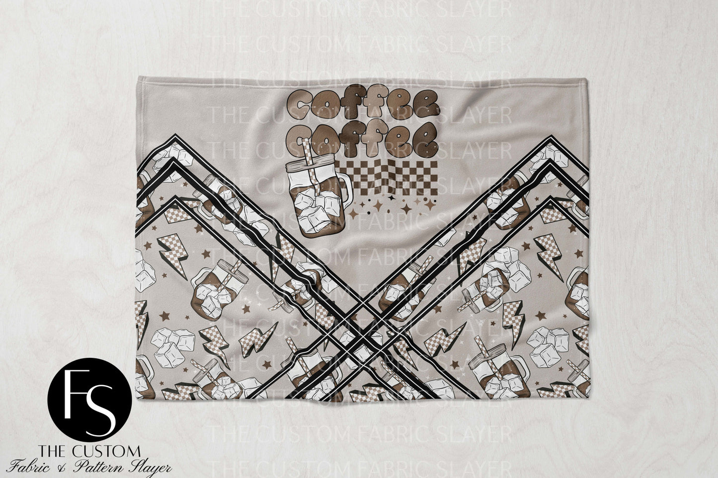 Iced Coffee - CERRASSHOP - Double Sided Print Blanket
