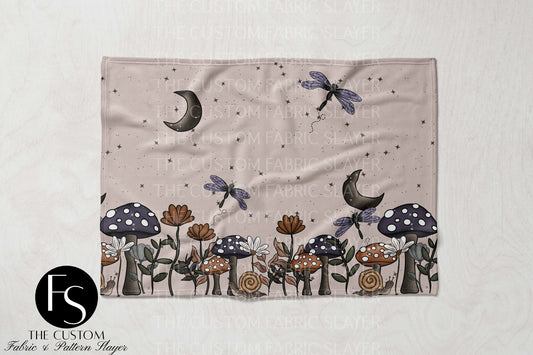 The Custom Fabric Slayer Blankets - Cottagecore Dragonflies - CERRASSHOP