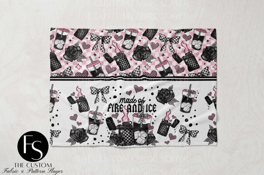 The Custom Fabric Slayer Blankets - Fire and Ice - CERRASSHOP