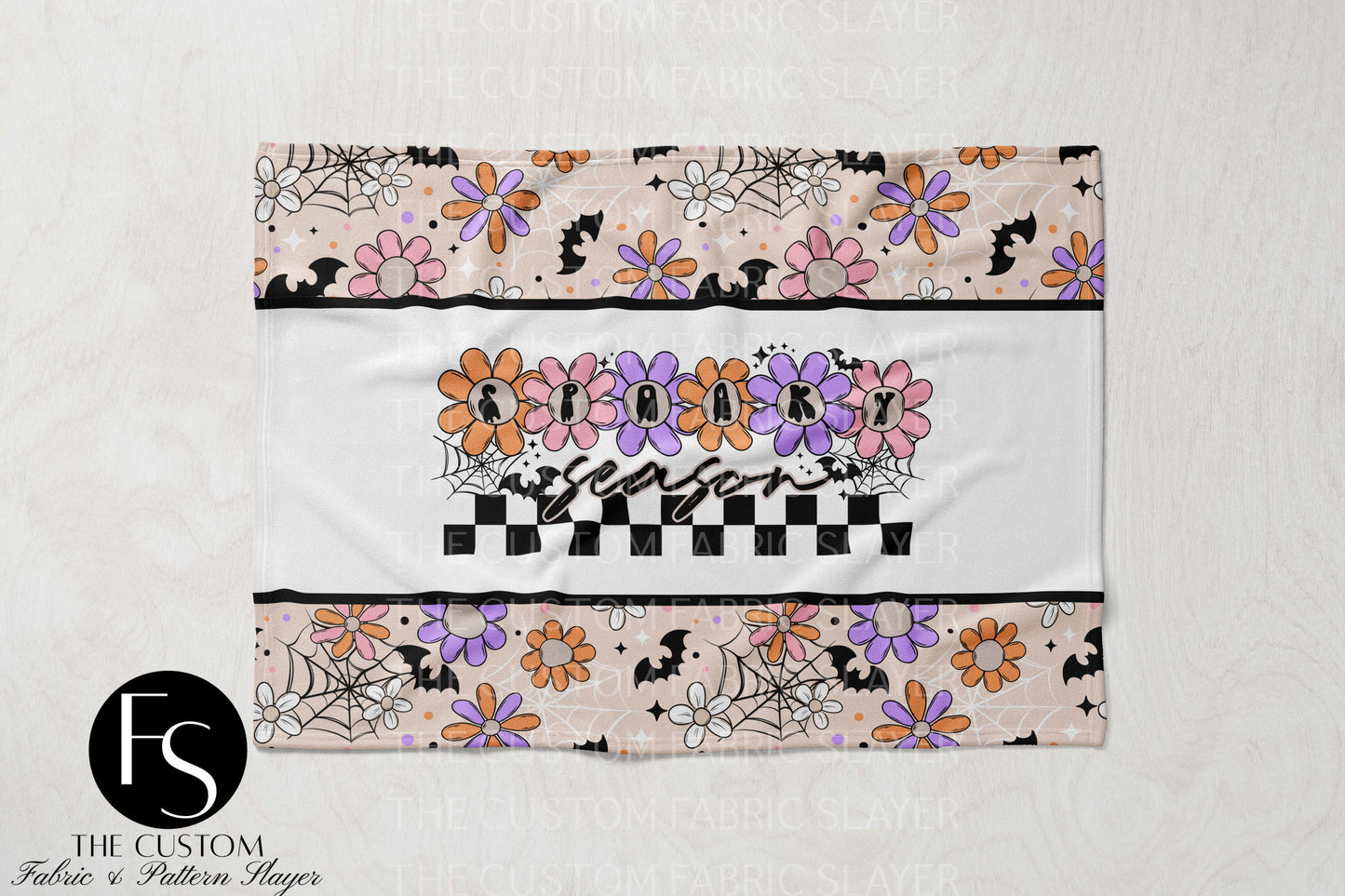 The Custom Fabric Slayer Blankets - Alternate Spooky Season - CERRASSHOP