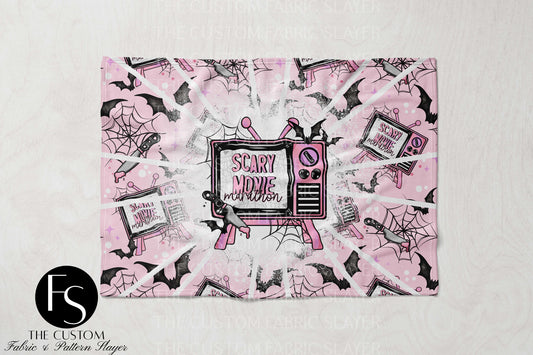 Pastel Scary Movies - CERRASSHOP - Double Sided Print Blanket