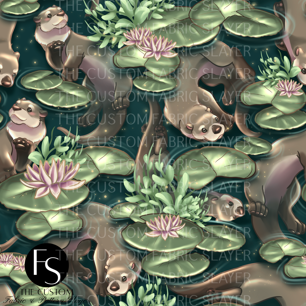 Otters - PAWSITIVEPAINTS