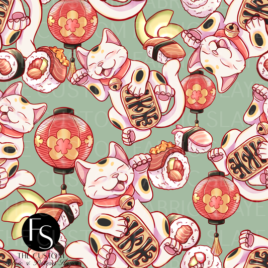 Alternate Lucky Cat - PAWSITIVEPAINTS