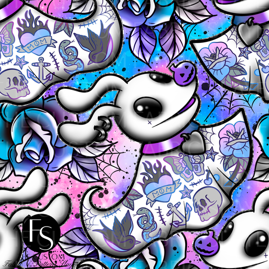 Tattoo Ghost Dog - MILKTEEF