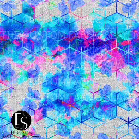Neon Floral Geo - 2024
