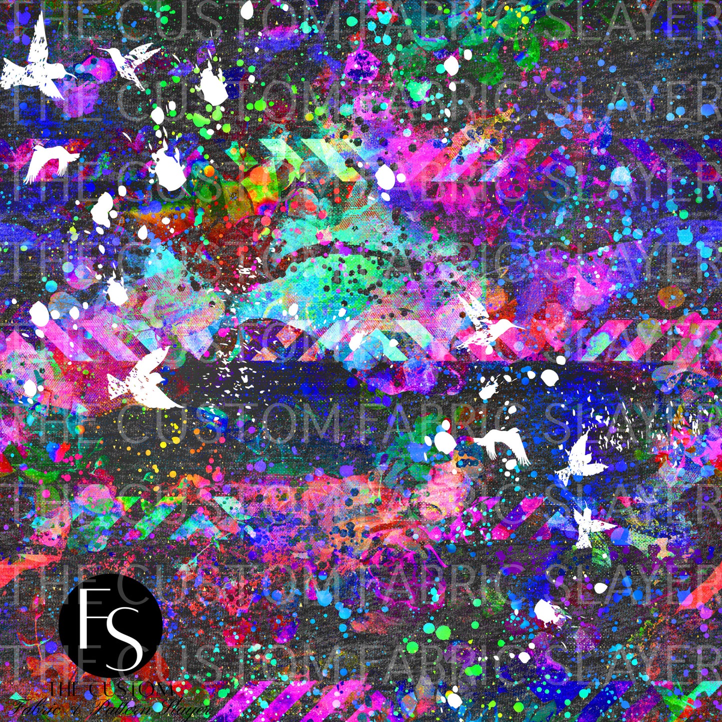 Neon Distressed Splatter - 2024