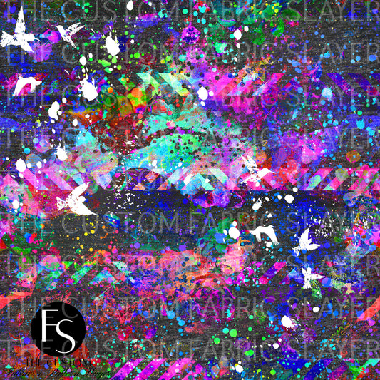Neon Distressed Splatter - 2024