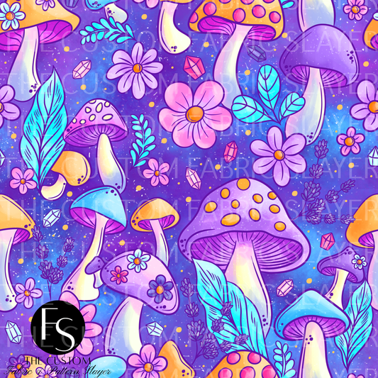 Neon Mushrooms - CITRINECAULDRON