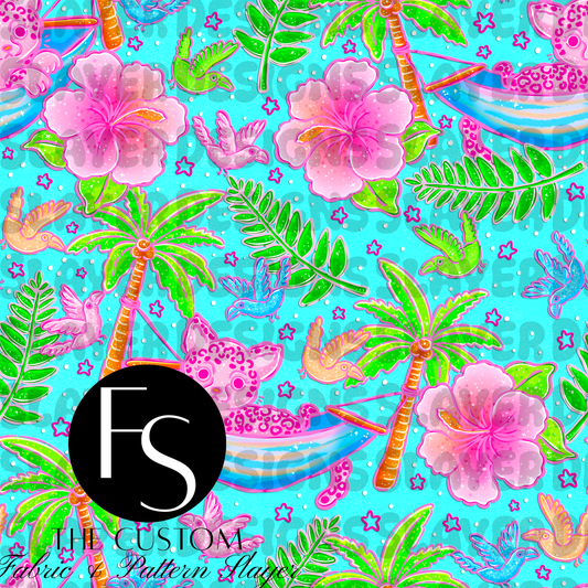 Summer Leopards B - LYSSDOODLES