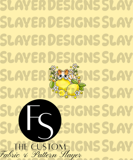 Lemons A - LYSSDOODLES Panel