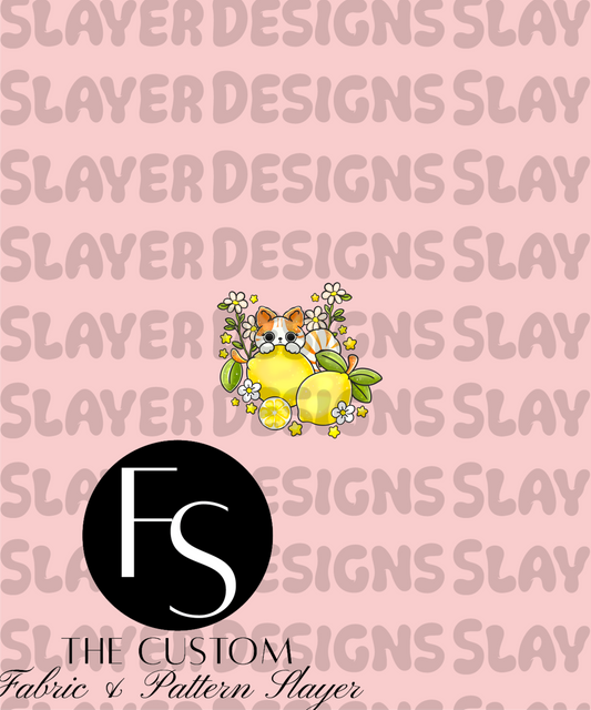 Lemons D - LYSSDOODLES Panel