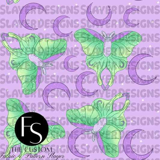Luna Moths B - FABRICSLAYER