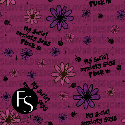 My social anxiety says FUCK no! C - FABRICSLAYER