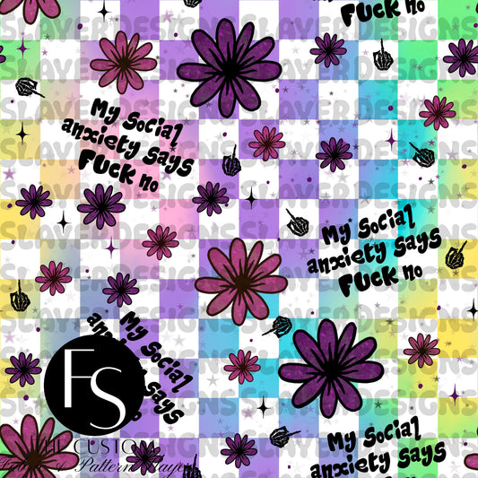 My social anxiety says FUCK no! D - FABRICSLAYER