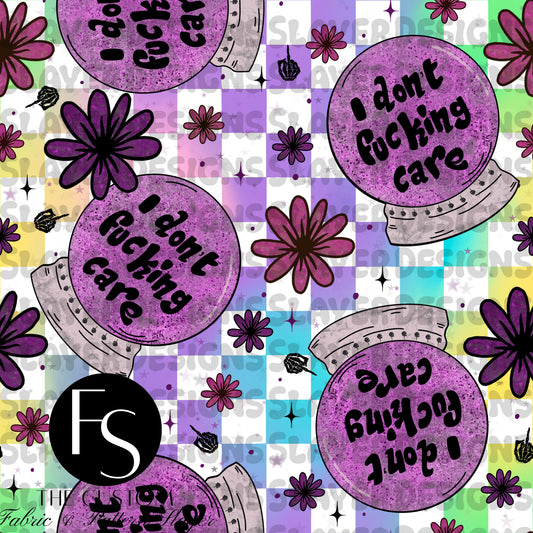 I don't fucking care C - FABRICSLAYER