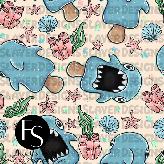 Icy Sharks B - LYSSDOODLES