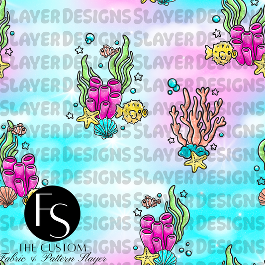 Mermaid Reef Coordinate A - LYSSDOODLES