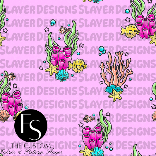 Mermaid Reef Coordinate B - LYSSDOODLES