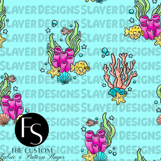 Mermaid Reef Coordinate C - LYSSDOODLES