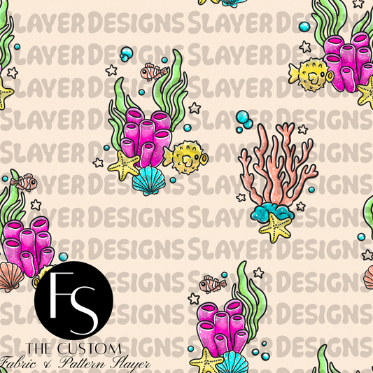 Mermaid Reef Coordinate D - LYSSDOODLES