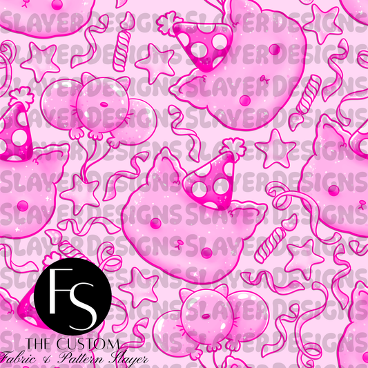 Birthday Cats C - LYSSDOODLES