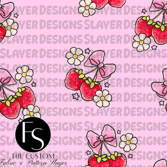 Strawberry Dinosaurs Coordinate C - LYSSDOODLES