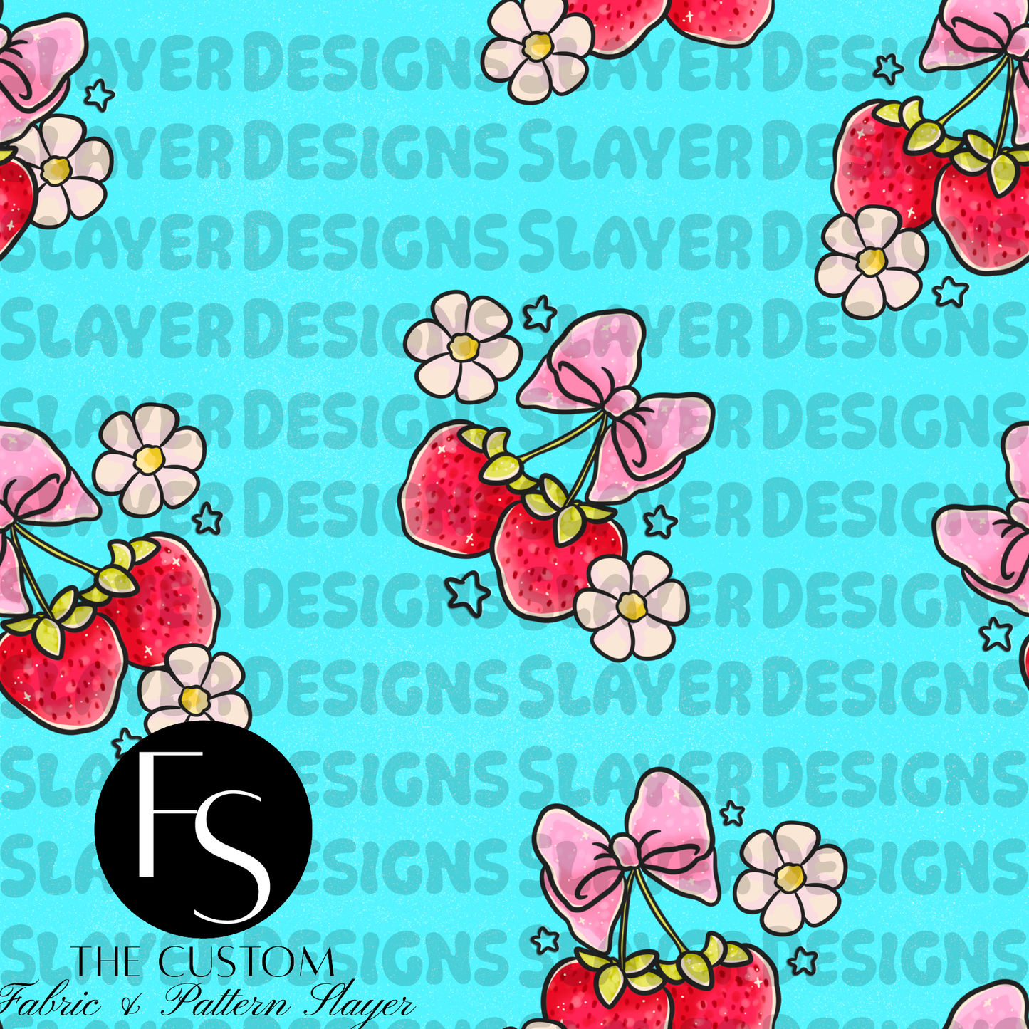 Strawberry Dinosaurs Coordinate A - LYSSDOODLES
